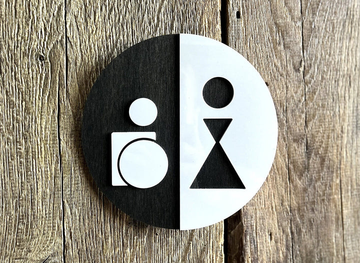 Top Luxury Women Disabled Toilet Door Sign, WC Sign, Restroom Door Sign, Toilet Plate, Toilet Plaque, Toilets Sign, Bathroom, Toilet